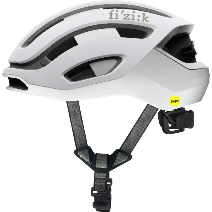 Fizik Kudo Vento Helm, ultraleicht mit MIPS Air Node und abnehmbarem Rücklicht, weiß, Größe M