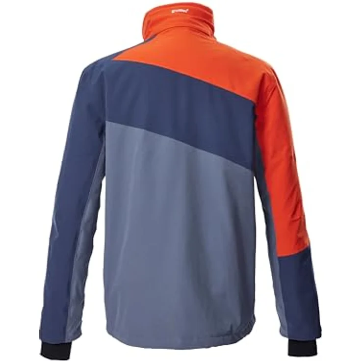 Killtec Ksw 32 Mn Ski Jckt, moderne Colourblock Skijacke, atmungsaktiv, wasserdicht, Farbe Stahl, Größe L – Bild 3