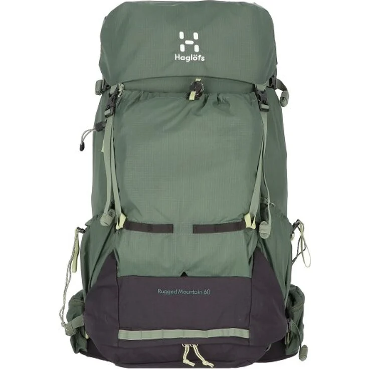 Haglöfs Rugged Mountain Wanderrucksack, 75 cm, 100% Polyamid, fjell green-true black