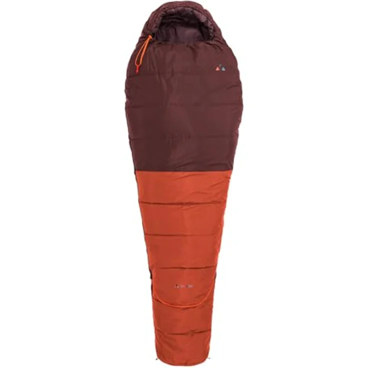 VAUDE Kobel Adjust 500 II Syn, Dark Cherry Schlafsack für Kinder mit Mumienschnitt ab 4°C, geeignet bis 130 cm Körpergröße – Bild 2