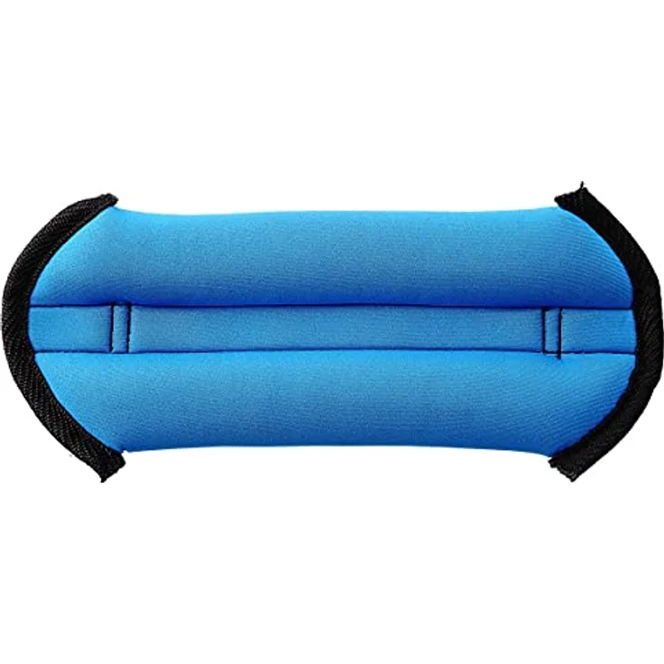 HMS Gewichtsmanschetten OB04, Fußgewichte und Handgelenkgewichte, 2 x 1 kg, blau, Neopren mit Klettverschluss – Bild 5