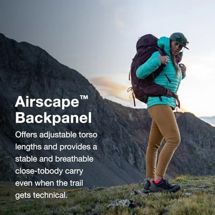 Osprey Kyte 38, Wanderrucksack für Damen WM-L 71 cm, grün (rocky brook green) – Bild 3