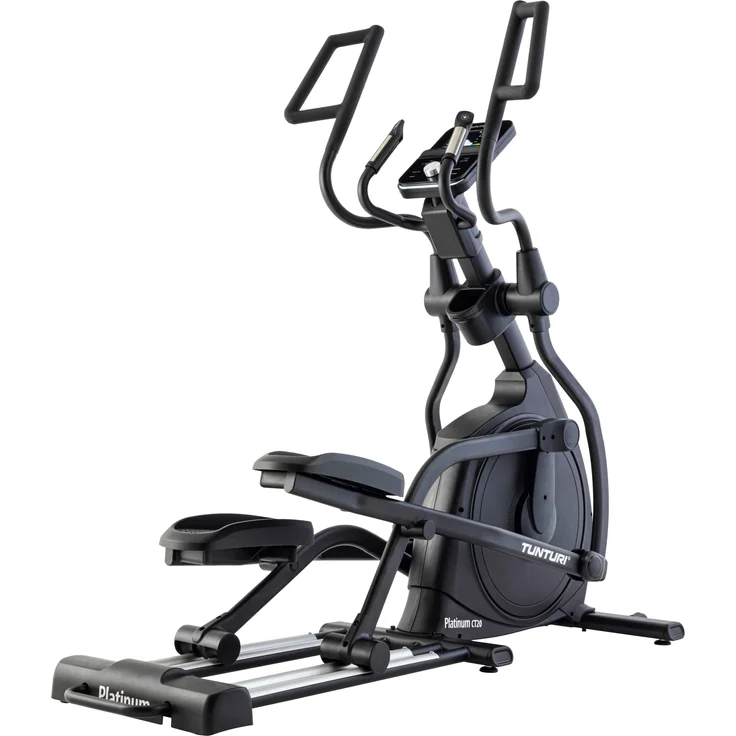 Tunturi Platinum CT20 Ellipsentrainer - Fitnesstrainer mit 48 Widerstandsstufen - Ergometer - Bluetooth - Herzfrequenzsensoren - Tablet-Halterung