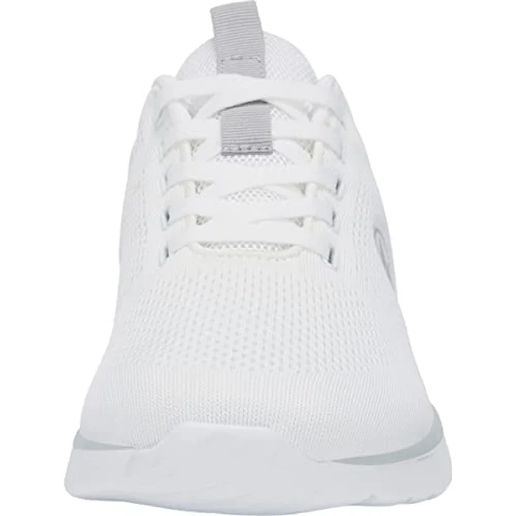 Jako Team Mesh Sneaker, Laufschuhe mit ShockAbsorb EVA-Zwischensohle, atmungsaktivem AirFlow-Mesh und Fast-Dry-Lining, weiß – Bild 2