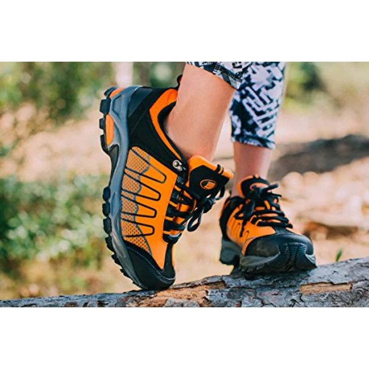 GUGGEN MOUNTAIN Damen Wandern Trekkingschuhe T002, Robuste Halbschuhe für Wanderungen und Bergtouren, vielseitig einsetzbar – Bild 3