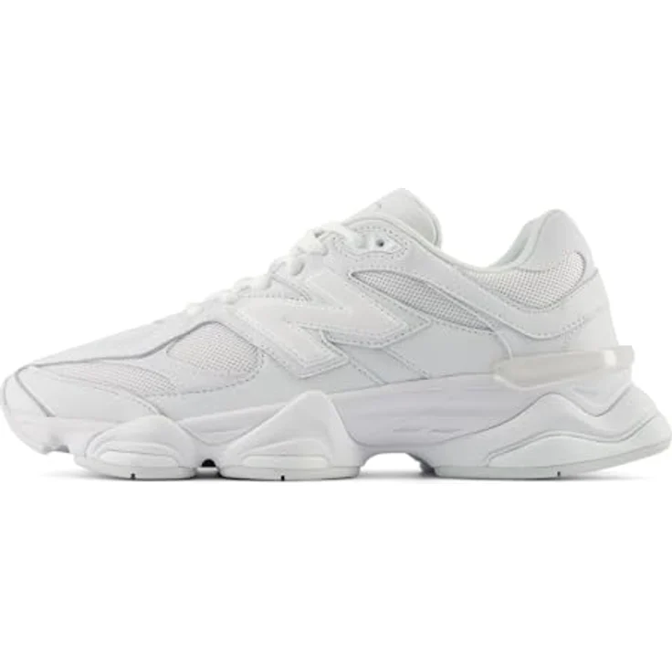 New Balance 9060 'Dreifach Weiß', Unisex Sneaker mit ABZORB-Fersendämpfung und rutschhemmender Laufsohle, U9060NRJ – Bild 3