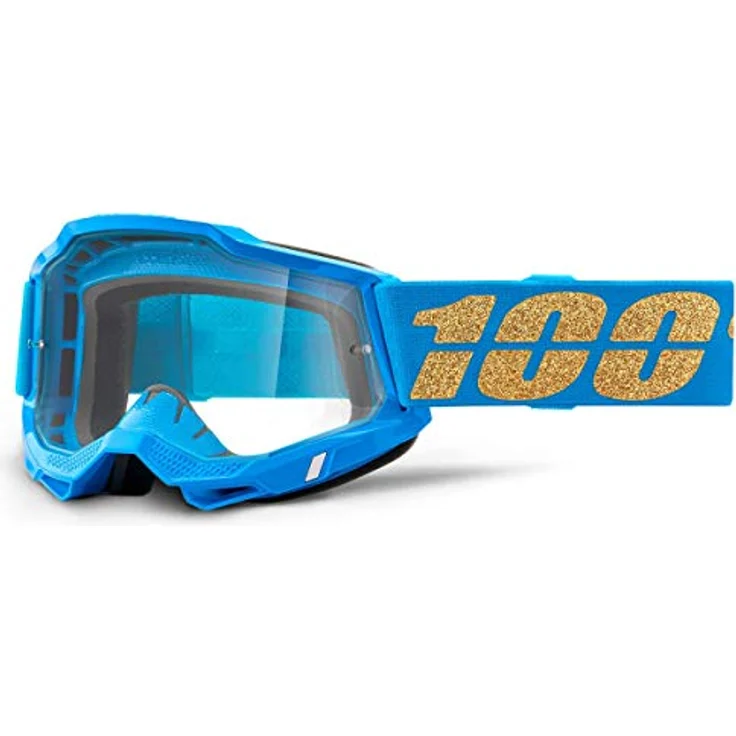 100% ACCURI 2 Goggle Waterloo, Skibrille mit klaren Gläsern und Antifog-Beschichtung, transparenter Rahmen – Bild 2