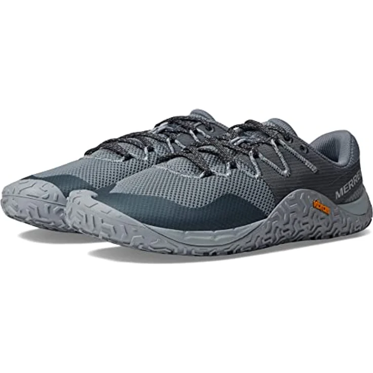 Merrell Trail Glove 7, Trailrunning-Schuhe mit Vibram EcoStep Laufsohle und FLEXconnect, grau, EU 43 1/2 – Bild 2