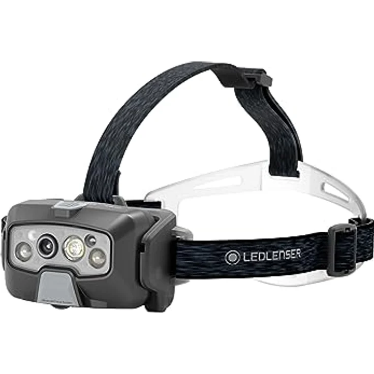 Ledlenser HF8R Core, aufladbare Arbeits-Stirnlampe mit 1600 lm Lichtleistung, wasserfest, schwarz – Bild 1