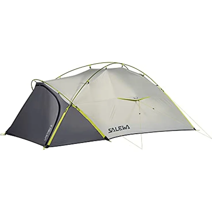 Salewa Litetrek III-Zelt, Grau – Ultraleichtes 3-Jahreszeiten-Zelt mit 3.000 mm Wassersäule, schnellem 3S Speed Set Up und optimierter Belüftung – Bild 1