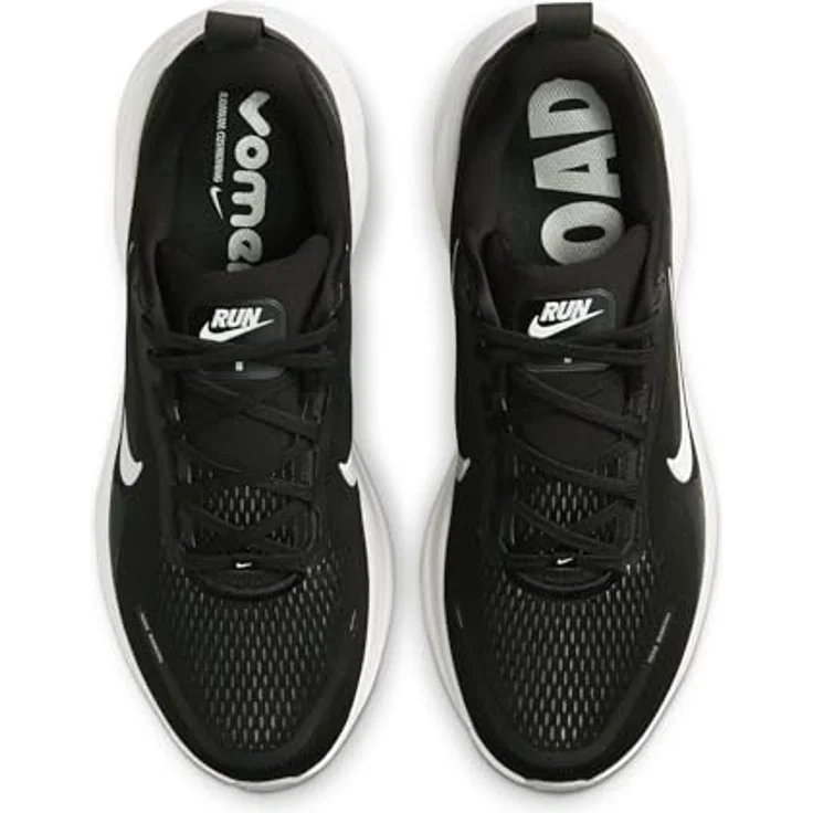 Nike Vomero 18 Laufschuhe, Dual-Density-Zwischensohle mit ZoomX- und ReactX-Schaum, Black Coconut Milk Light Iron Ore Summit White, EU 41 – Bild 6