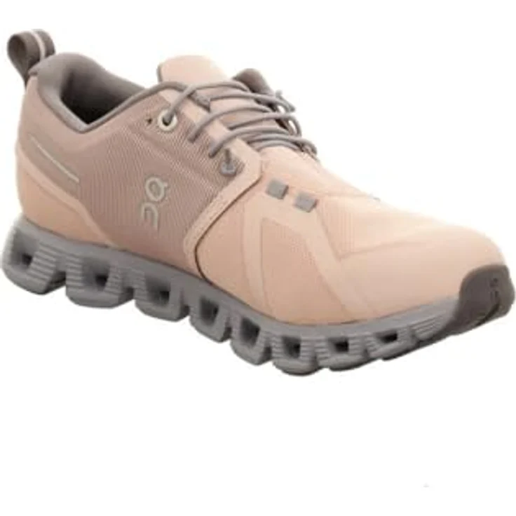 On Running Cloud 5, Damen Laufschuhe mit vergrößerter Zwischensohle und wasserdichter Membran, Pink (37.5) – Bild 4