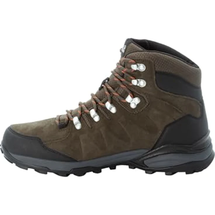 Jack Wolfskin REFUGIO TEXAPORE MID M, Wasserdichter Wanderschuh mit EVA-Dämpfung und hoher Knöchelsupport – Bild 3