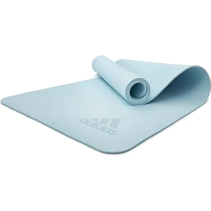 Adidas Premium Yoga Mat - 5mm - Sky Tint, rutschfest und leicht zu transportieren – Bild 1