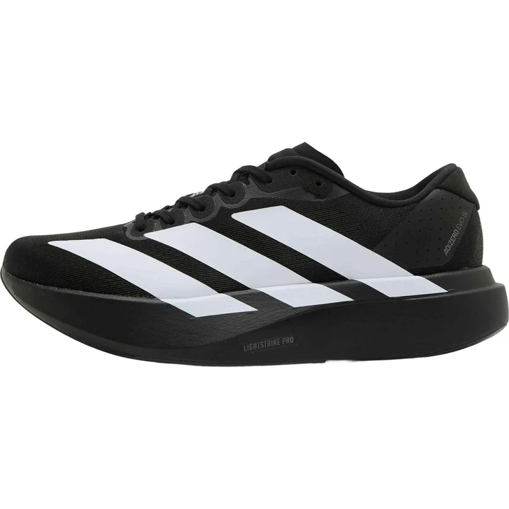 adidas Adizero EVO SL KK1247, Laufschuhe für Kinder mit LIGHTSTRIKE PRO Dämpfung, reguläre Passform, Schwarz und Blau