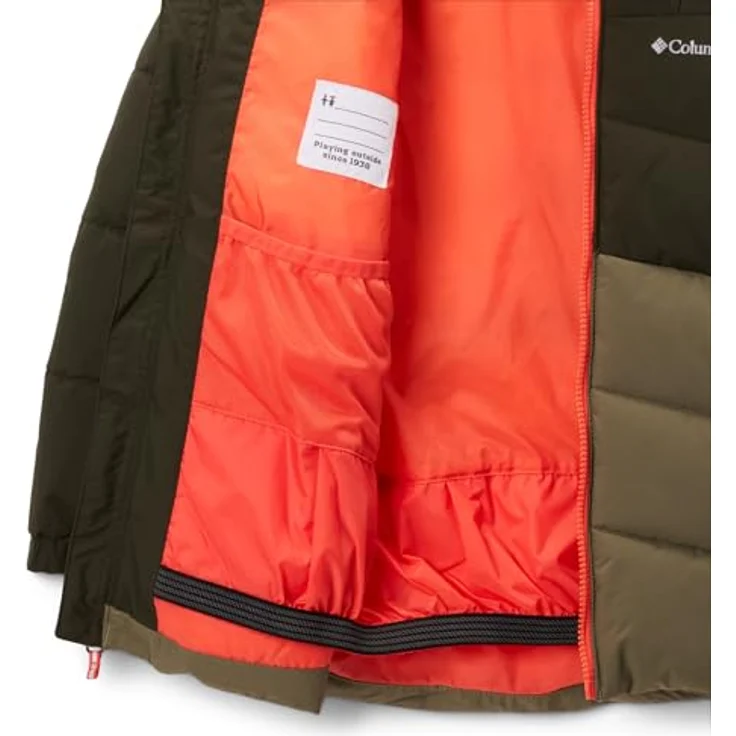 Columbia Kid's Arctic Blast II Jacket, wasserdichte Skijacke mit hochwertiger Wärmeisolierung, grün, Größe 128 – Bild 3