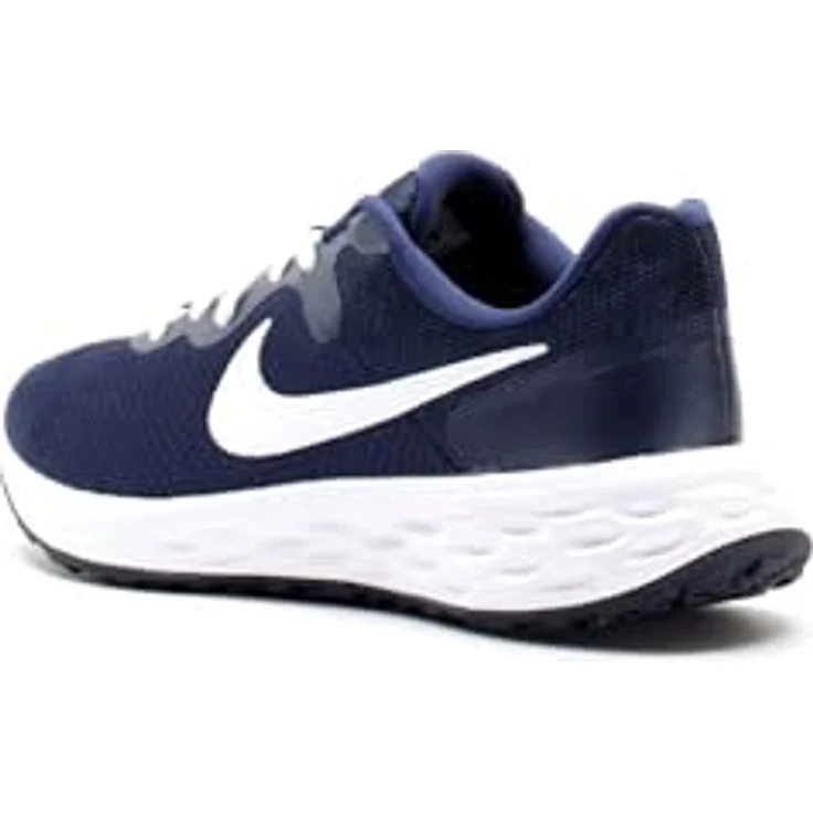 Nike Revolution 6 Running, Herren Laufschuhe mit atmodungsaktivem Obermaterial, Dämpfung und regulärer Passform, Blau, Größe 45 – Bild 4