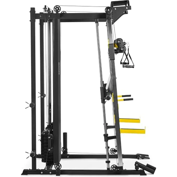 Dione S2 Smith-Machine Kabelkreuz Homegym ProLine - 50kg Gewicht - Erweiterbar, Pulverbeschichtet – Bild 3