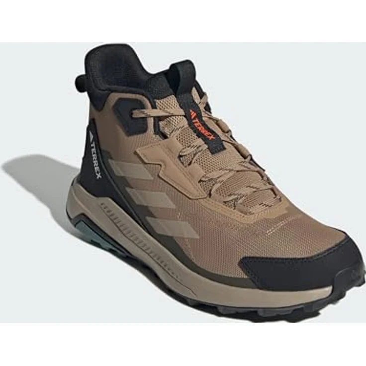 adidas Terrex Anylander Mid-Cut, Wanderschuhe für Herren mit EVA-Zwischensohle und Traxion Außensohle, schwarz – Bild 6