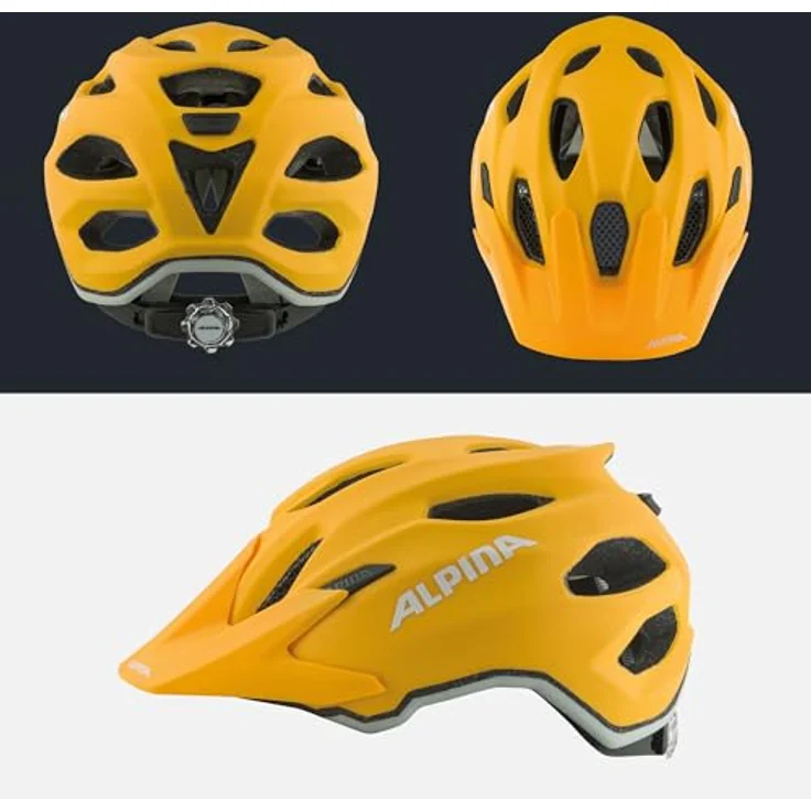 ALPINA SPORTS Carapax, Velohelm (51 - 56 cm) für Kinder, mit optimalem Schutz, leichtem Gewicht und guter Belüftung – Bild 4