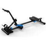 CAPITAL SPORTS Rudergerät für Zuhause Klappbar, Sport Rudergerät mit Magnetwiderstand, Klappbarer Rowshaper für Krafttraining mit LCD-Display, 8-Stufige Magnet-Rudermaschine für Zuhause, Schwarz