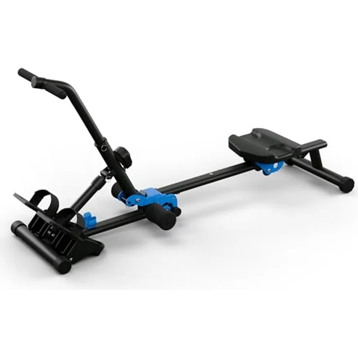 CAPITAL SPORTS Rudergerät für Zuhause Klappbar, Sport Rudergerät mit Magnetwiderstand, Klappbarer Rowshaper für Krafttraining mit LCD-Display, 8-Stufige Magnet-Rudermaschine für Zuhause, Schwarz