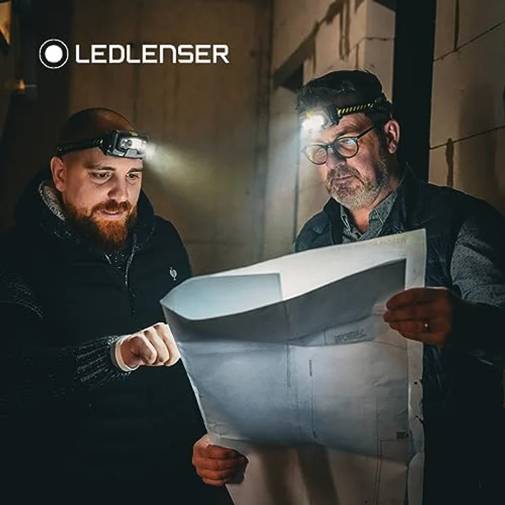 Ledlenser HF8R Work Stirnlampe Led wiederaufladbar | LED Kopflampe 1600 Lumen | Adventure Headlights wasserdicht mit Rotlicht | Outdoor Stirnleuchte | Headlamp | wasserdichte Kopftaschenlampe IP68 – Bild 5