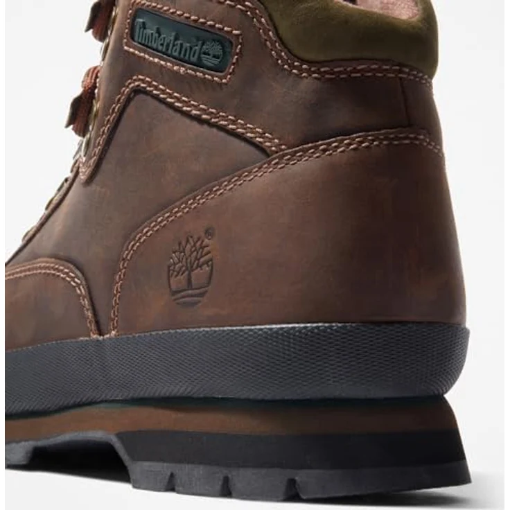 Timberland Euro Hiker F/L, Wanderschuh aus flexiblem Leder mit hohem Schaft für optimalen Halt, schwarz – Bild 9