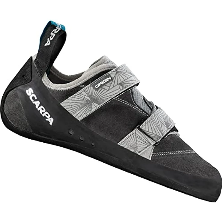 Scarpa Origin Herren Kletterschuhe, grau, ideal für alpine Mehrseillängenrouten, Bouldern und Sportklettern, Größe 45 – Bild 2
