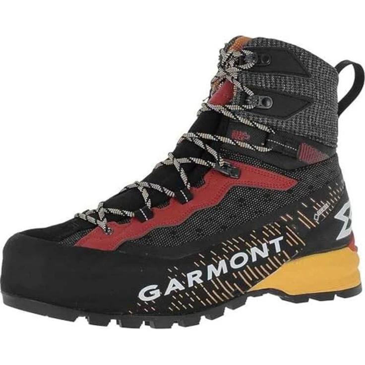 Garmont Tower 3.0 GTX, wasserdichter Herren Wanderschuh aus Veloursleder in schwarz/orange, Modell 2024 – Bild 4