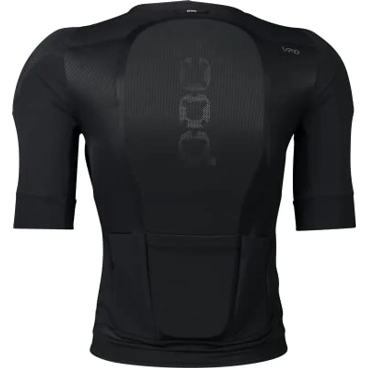 POC Oseus VPD Tee, Kurzärmlige Schutzausrüstung mit flexiblem Protektor und optimaler Belüftung für Downhill und Bikepark, schwarz – Bild 2