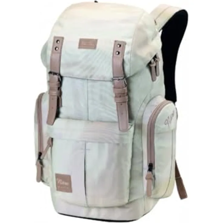 Nitro Daypacker Alltagsrucksack im Retro Look mit Gepolstertem Laptopfach, Schulrucksack, Wanderrucksack oder Streetpack, 32 L, Dune