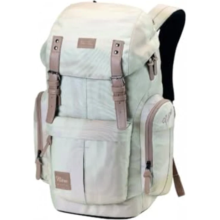 Nitro Daypacker Alltagsrucksack im Retro Look mit Gepolstertem Laptopfach, Schulrucksack, Wanderrucksack oder Streetpack, 32 L, Dune – Bild 1