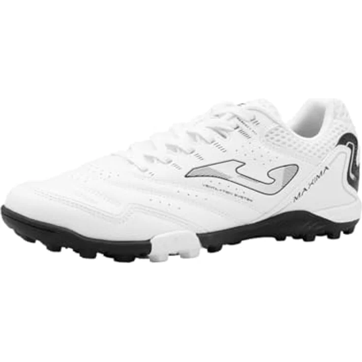 Joma Maxima 2502 TF M MAXS2502TF, Fußballschuhe für Kunstrasen, Synthetik-Obermaterial, Gummisohle, Größe 41, weiß – Bild 1