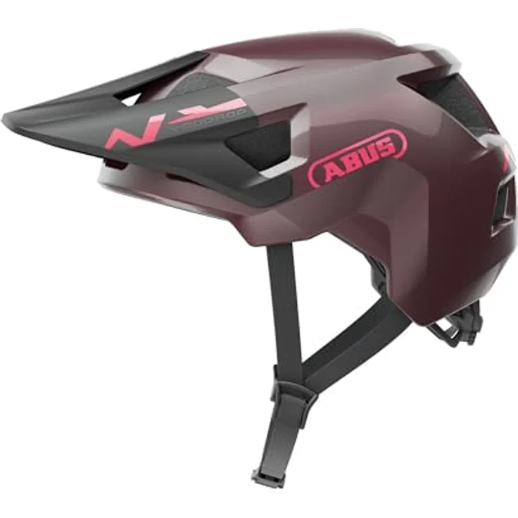 Abus YouDrop, Velohelm für Kinder und Jugendliche, 48 - 55 cm, moderne Belüftung und Break-Away-Schirm – Bild 1