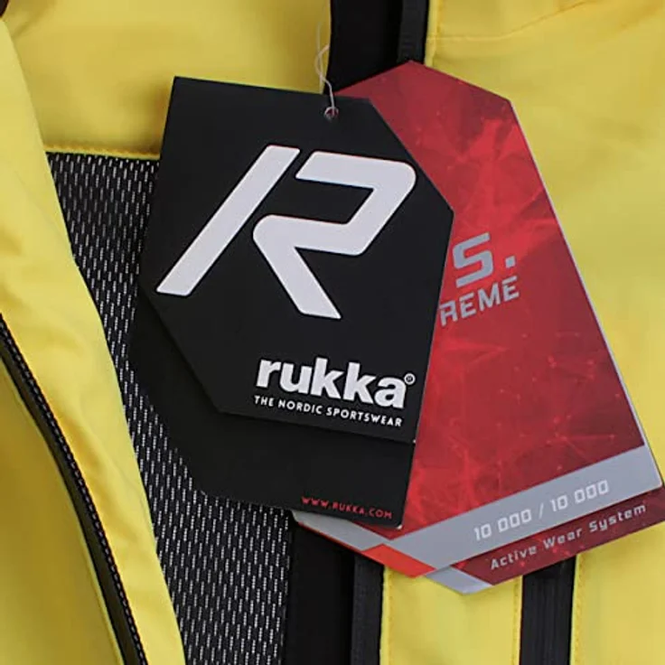Rukka Saviste AWS Ski Jacke Gr. 38, atmungsaktiv, wasserdicht, gelb – Bild 6