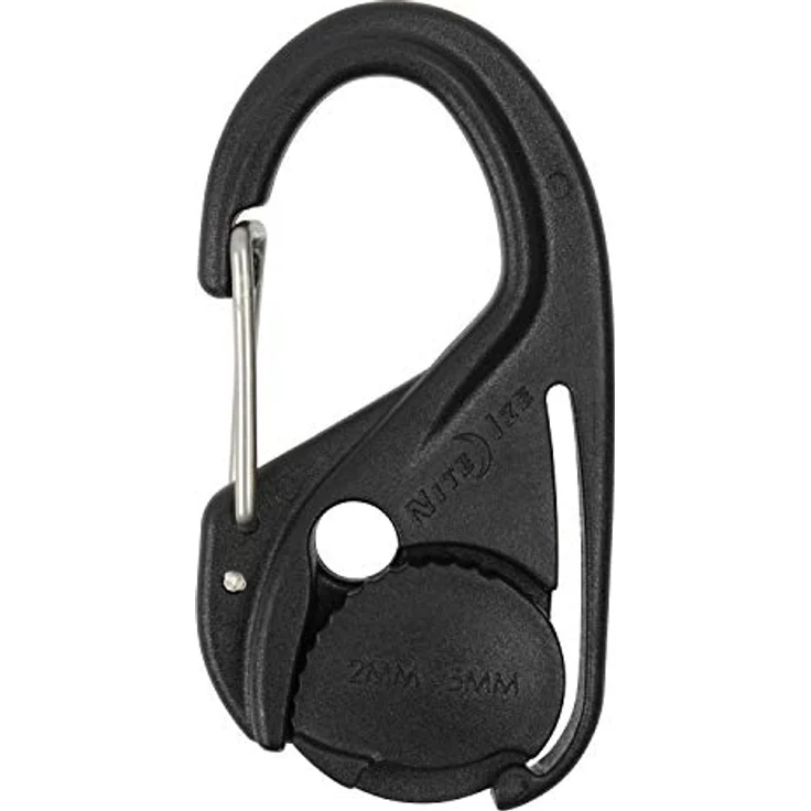 Nite Ize CamJam mittel, Aluminium-Karabiner mit ergonomischem Design für verschiedene Sportarten, wetterfest – Bild 2