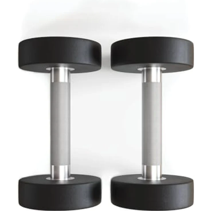 Atletica Polyurethan Rundhanteln, 2 x 2,5 kg, robuste Beschichtung, ideal für Fitnessstudios und Outdoor-Einsatz – Bild 3