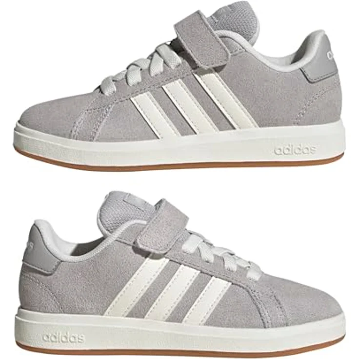 adidas JP5897_380, Laufschuhe für Kinder, Obermaterial aus Wildleder, Weiß/Grey Two/Off White, Größe 10.5K – Bild 6