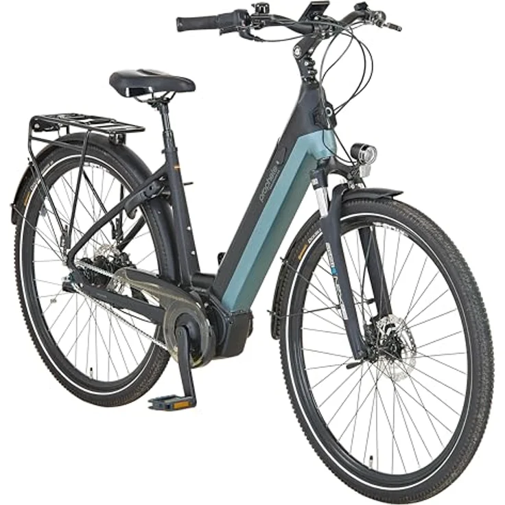 Prophete Geniesser 4.0 City E-Bike 28 Zoll - 540Wh - Schwarz & Diamantsilber - Mittelmotor AEG - 7-Gang Nabenschaltung - HDY. Scheibenbremse - Rahmenhöhe 48 cm – Bild 2