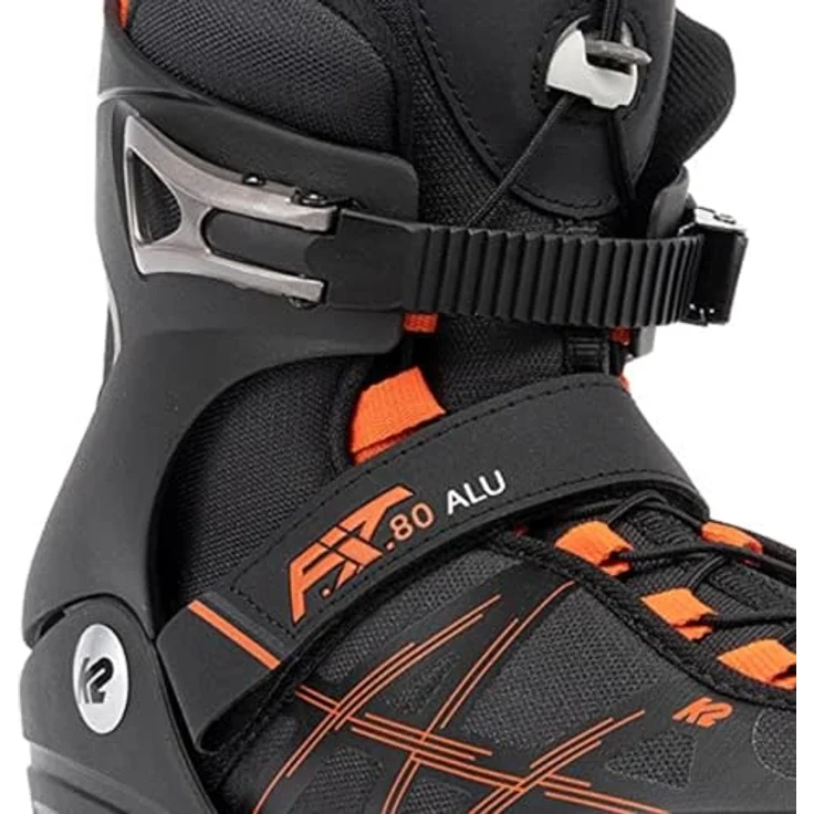 K2 Skates F.I.T. 80 ALU Inline Skates Herren, schwarz-rot, Größe EU: 41.5, ideal für Outdoor-Workouts – Bild 4