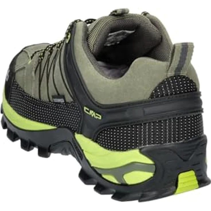 CMP Rigel Low Trekking Shoes WP, Wasserdichte Wanderschuhe mit Griffiger Gummi- und EVASohle, Kaki-Acido, Größe 47 – Bild 4