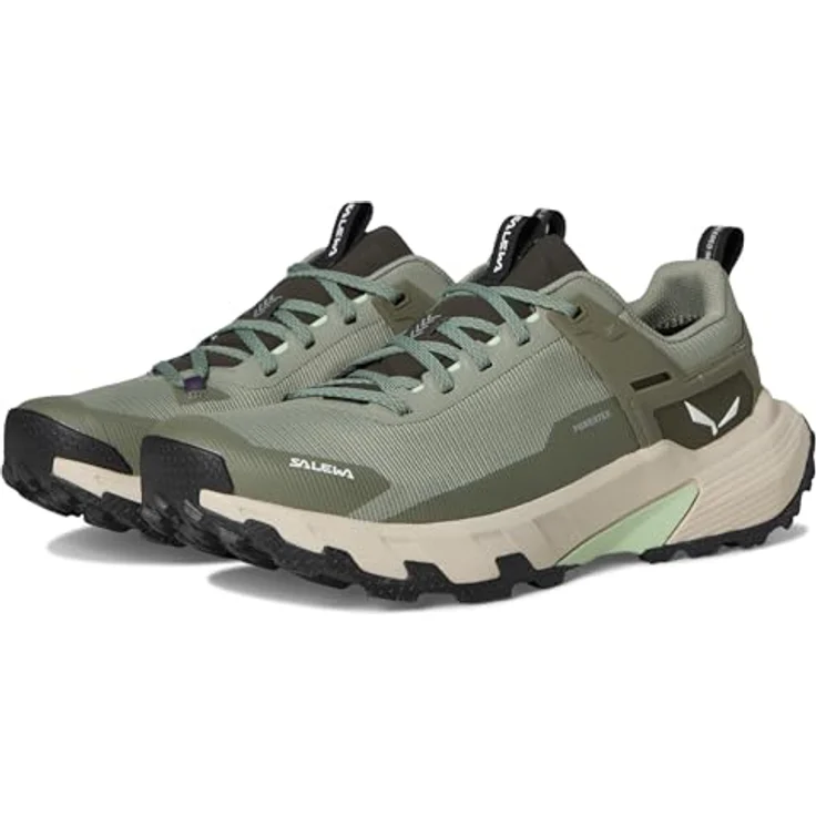Salewa PEDROC 2 PTX W, leichter Speed Hiking-Schuh für Damen, dämpfende EVA-Zwischensohle, Shadow/Faded Green – Bild 1