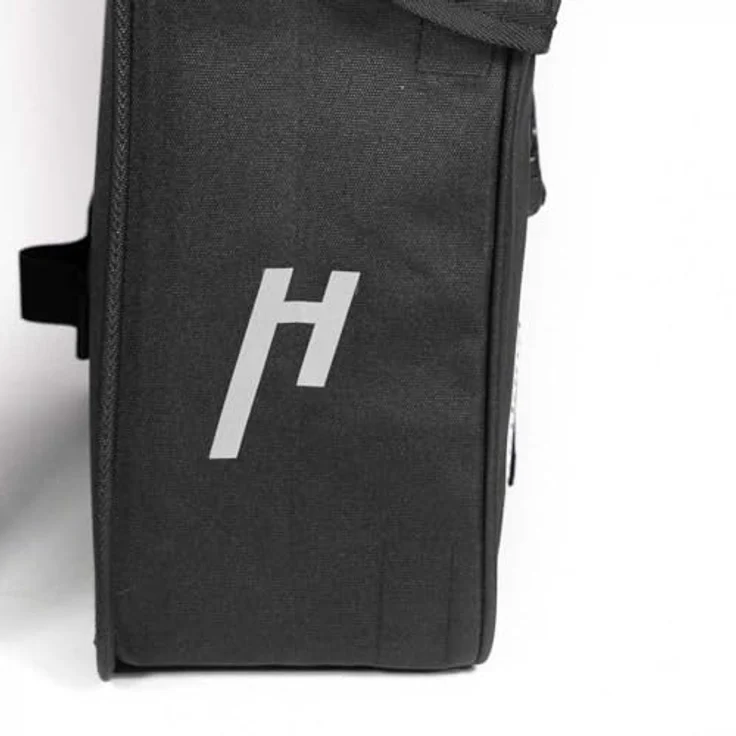 Haberland Gepäckträgertasche Doppeltasche Basic M 3.0, 25 Liter, formstabil mit Klettbandbefestigung und Reflexstreifen – Bild 8