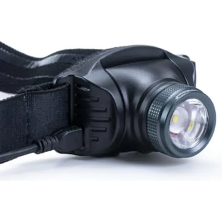 Suprabeam V3pro rechargeable, Wiederaufladbare Stirnlampe mit 1000 Lumen, 2800 mAh Akku, IPX4, stufenlos dimmbar, Rotlicht und Focus System