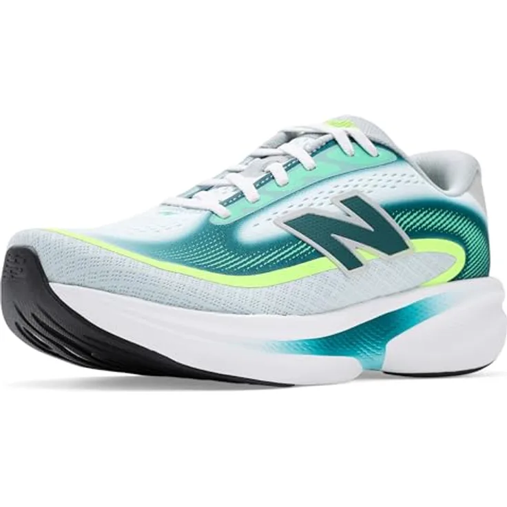 New Balance Ellipse v1 Laufschuh, grün, mit Fresh Foam X-Dämpfung und atmungsaktivem Mesh-Obermaterial, Gr. 45