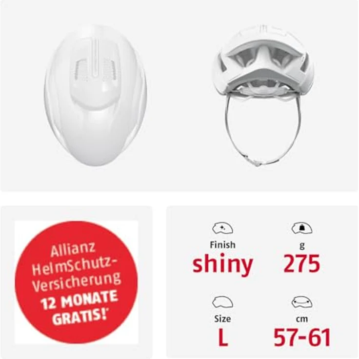 Abus GameChanger 2.0, Velohelm (57 - 61 cm) mit aerodynamischer Form und AirBoost-Lufteinlass, schwarz – Bild 5