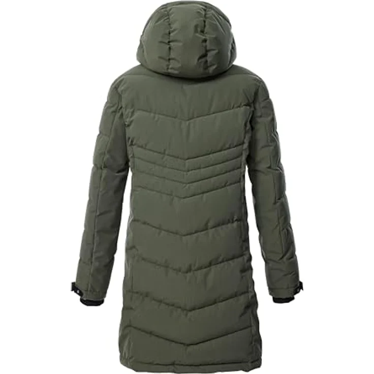 Killtec Kow 219 Grls Qltd Ct, Skijacke für Mädchen, winddicht und wasserabweisend, dunkeloliv, Größe 152 – Bild 2