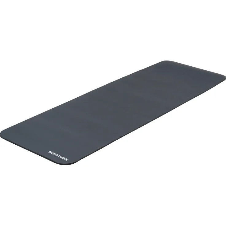 Sport-Thieme Easy Fit, Yogamatte für Gymnastik und Fitness, rutschfest, blaugrün, 1,0 cm dick, aufrollbar, mit Tragegurt