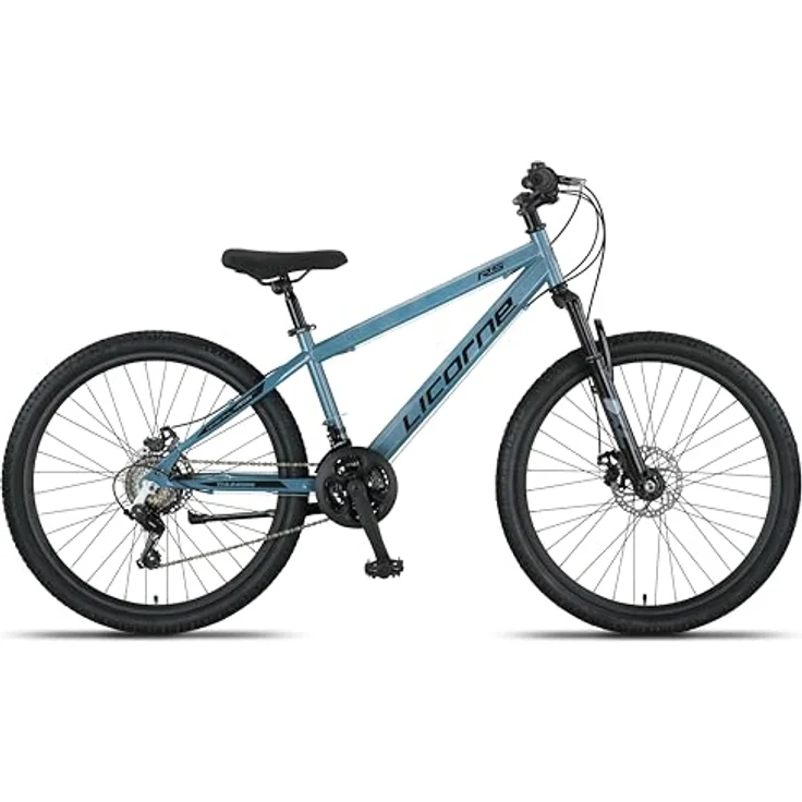 Licorne Bike Thunder Premium Mountainbike, Aquamarine, 26 Zoll, für Mädchen, Jungen, Herren und Damen, Discbremse, robuste Schaltung, 85% vormontiert – Bild 2